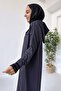 Hooded Mercerized Dress - Smoked - 2