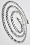 Gourmet men's steel chain necklace thin 4 mm gift for man eck06 - 2
