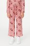 Girls' Pajama Bottoms with Elastic Waist and Rabbit Print - 4