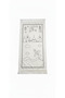 Painted Washable Educational Girl's Prayer Rug and Prayer Beads Set - 5