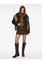 Long Sleeve Classic Collar Pocket Detailed Oversize Zippered Jacket