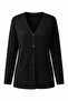 Seasonal Mercerized Mother's Pocket Cardigan / Black - 5