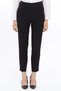 Women's Black Pocket Detailed Ankle Length Woven Trousers - Black - Ilc2.20S6-W90A-Siy - 2
