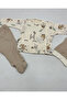 Monkey Patterned Men's Bodysuit Set - 3