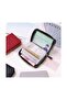 Genuine Leather Red Women's Wallet Transparent 20 Card Holder - 6