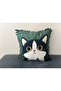 My Beautiful Cat Pompon Edge Throw Pillow Cover Set of 2 - 3