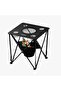 Lifestyle Foldable Camping Table with Cup Holders & Storage Basket