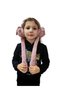 Children's Plush Rabbit Figure Winter Headphones with Moving Ears and Moving Sound