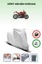 Gray Lock Compatible Ducati Streetfighter V4 S Compatible Motorcycle Tarpaulin Waterproof