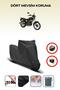 Black Rear Bag Lock Incompatible with Asya Elegant 150 Compatible Motorcycle Tarpaulin, 4 Seasons