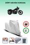 Grey Lock Compatible Yamaha Xv950 Compatible Motorcycle Tarpaulin Waterproof