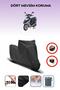 Black Rear Bag Lock Incompatible Mondial 100 Nt Turquoise Compatible Motorcycle Tarpaulin, 4 Seasons