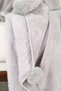 Extra Soft Wellsoft Tv Blanket with Pompoms | Seat Blanket - 4