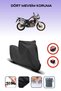Black Rear Case Lock Incompatible Honda Crf1000L Africa Twin Adventure Sports Compatible Motorcycle Tarpaulin
