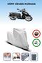 Gray Lock Compatible Rks Outlook 150 Compatible Motorcycle Tarpaulin Waterproof