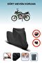 Black Rear Bag Lock Incompatible Mondial Kd 125 F Cbs Compatible Motorcycle Tarpaulin, 4 Seasons