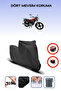 Black Rear Bag Lock Incompatible Mondial 135 Uag Compatible Motorcycle Tarpaulin, 4 Seasons