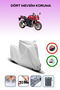 Gray Lock Compatible Yamaha Fz 1 Compatible Motorcycle Tarpaulin Waterproof