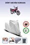 Gray Lock Compatible Kanuni Windy 125 Compatible Motorcycle Tarpaulin Waterproof