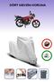 Gray Lock Compatible Mondial 100 Mg Prince Compatible Motorcycle Tarpaulin Waterproof