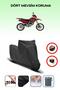 Black Rear Bag Lock Incompatible Honda XL 200 Compatible Motorcycle Tarpaulin, 4 Seasons