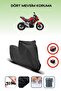 Black Rear Bag Lock Incompatible Rks Rn 180 Compatible Motorcycle Tarpaulin, 4 Seasons