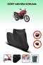 Black Rear Bag Lock Incompatible with Kanuni S170T Compatible Motorcycle Tarpaulin, 4 Seasons