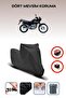 Black Rear Bag Lock Incompatible Honda Nx 650 Dominator Compatible Motorcycle Tarpaulin, 4 Seasons