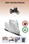 Grey Lock Compatible Honda XL 750 Transalp Compatible Motorcycle Tarpaulin Waterproof