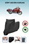 Black Lock Compatible Honda St 1100 Pan European Compatible Motorcycle Tarpaulin Waterproof