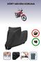 Black Lock Compatible Yuki Yk 100-2A Apollo Compatible Motorcycle Tarpaulin Waterproof