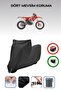 غطاء دراجة نارية متوافق مع Black Lock متوافق مع Beta Xtrainer مقاوم للماء