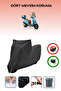 Black Lock Compatible Rks Ltr 125 Compatible Motorcycle Tarpaulin Waterproof