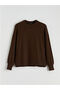 Lcw everyday crew neck oversize women's sweatshirt - 8