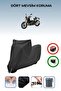 Black Lock Compatible Bmw R Nine t Blue Planet Compatible Motorcycle Tarpaulin Waterproof