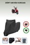 Black Lock Compatible Mondial 125 Rt Compatible Motorcycle Tarpaulin Waterproof