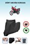 Black Lock Compatible Kanuni S125T Compatible Motorcycle Tarpaulin Waterproof