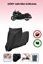Black Lock Compatible Bmw K 1600 Bagger Compatible Motorcycle Tarpaulin Waterproof