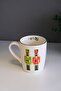 Tabak Evi Porcelain Gold Gilded Lead Soldier Mug with Handle 9cm 220ml 2 Pcs - 3