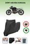 Black Lock Compatible Bmw R 65 Compatible Motorcycle Tarpaulin Waterproof