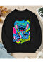 Oversized Hoodless Sweatshirt for Children