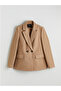 Lcw Visionbej Double-Breasted Collar Women's Cashmere Blazer Jacket - 2
