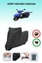 Black Lock Compatible King Motor Spica 50 Compatible Motorcycle Tarpaulin Waterproof