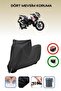 غطاء دراجة نارية متوافق مع TVS Apache RTR 160 من Black Lock، مقاوم للماء