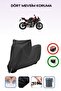 Black Lock Compatible Aprilia Tuono 660 Factory Compatible Motorcycle Tarpaulin Waterproof