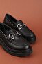 Genuine Leather Thick Sole Lightweight Oxford Shoes Erp.742 Black - 2