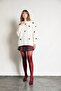 Heart Embroidered Knitwear Sweater - 2