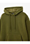 Long Sleeve Pocketed Hooded Oversized Sweatshirt - 5