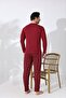 Long Sleeve Knit Men's Pajama Set - 2