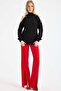 Knitwear Sweater with Chain Detail on the Shoulders - Black - 2